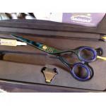 Jaguar "Diamond TB Blue Titan Fusion 5.5" Gold Line Champion Class Scissor.